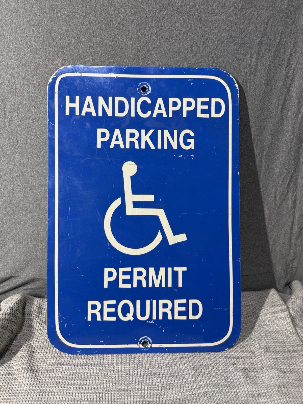 Handicapped Parking Permit Required 12&Prime;x18” Sign