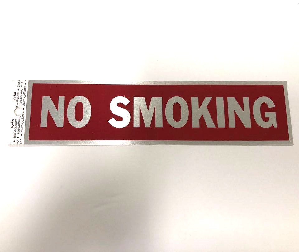 Hy – Ko Self Adhesive Aluminum Sticker Decal Sign Business Building Door 8&Prime; x 2&Prime;