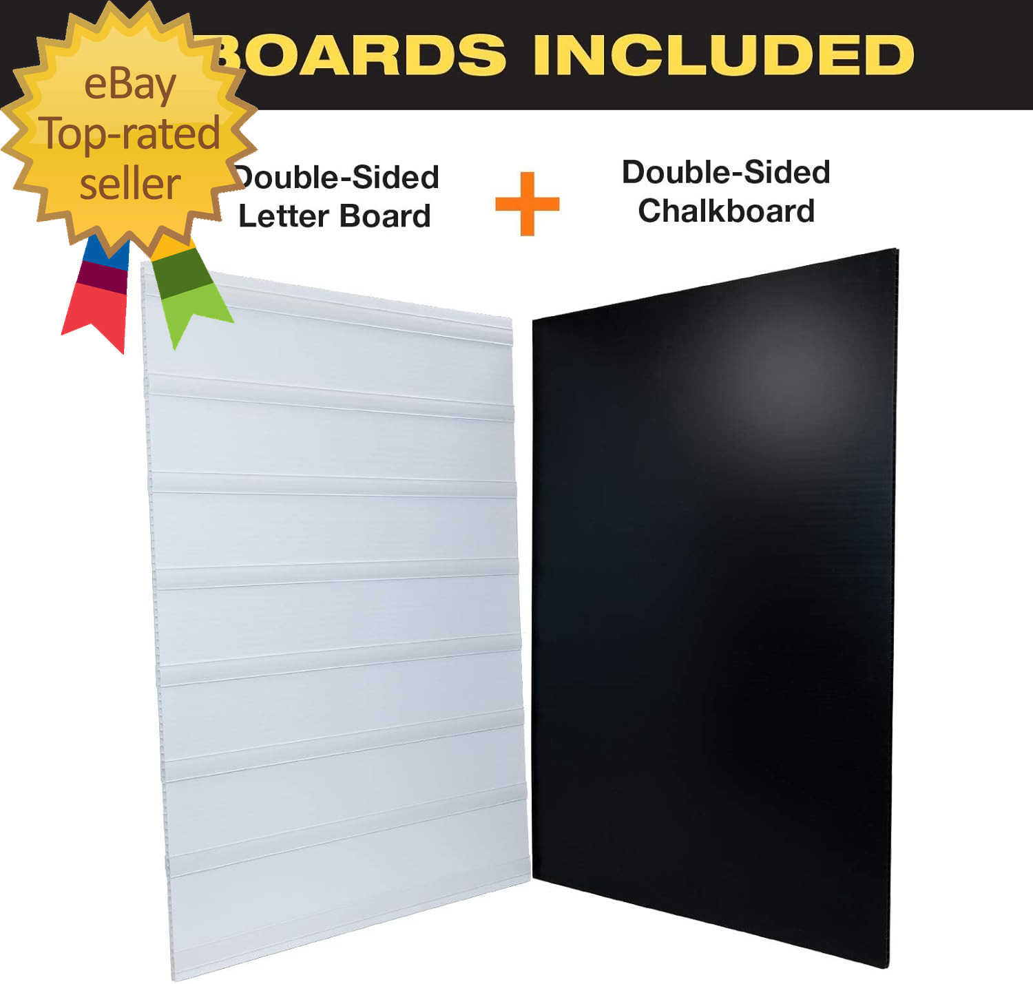 Swinging Changeable Message Sidewalk Sign: 24&Prime; X 36&Prime; Sign with 792 Pre-Cut Doubl