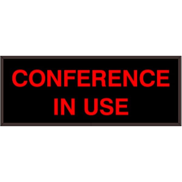 Signal-Tech 38667 SBL718R-A514/120-277VAC CONFERENCE IN USE Indoor Sign