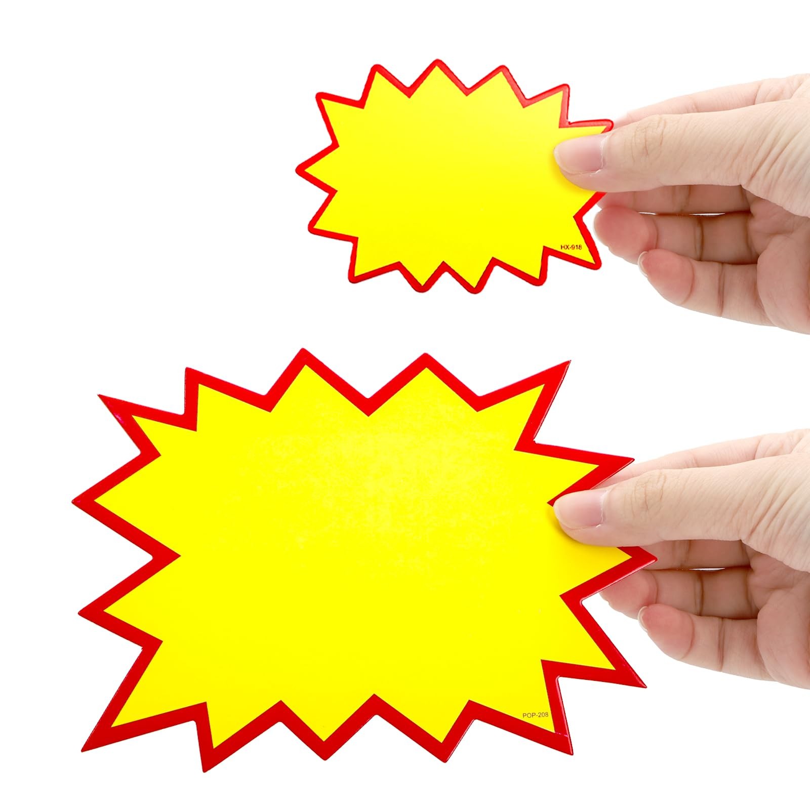 400 Pcs Starburst Signs Blank Sale Price Tags Retail Sale Signs Price Labels