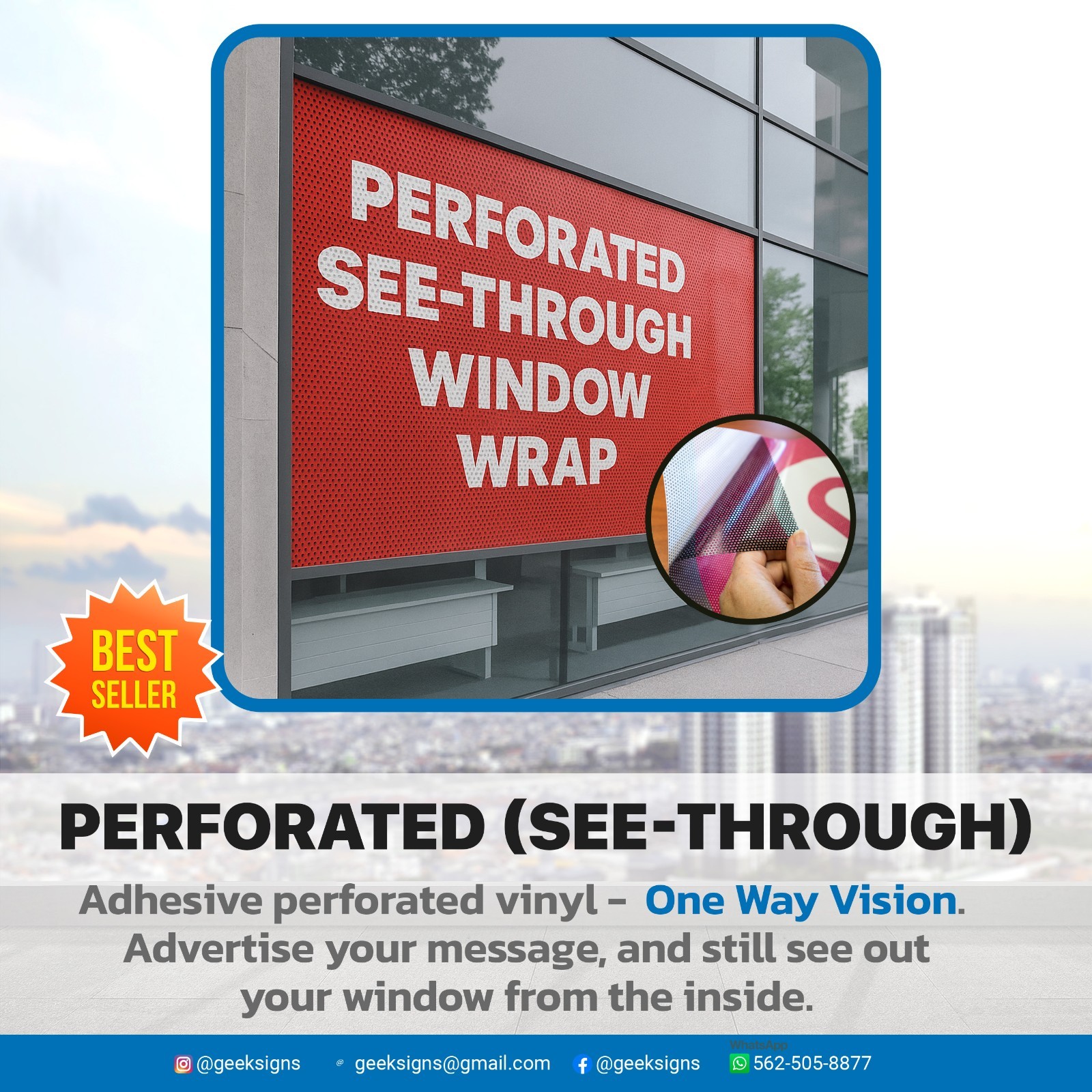 Smartphone Tablet Repair Window Wrap Graphics Decal Sticker