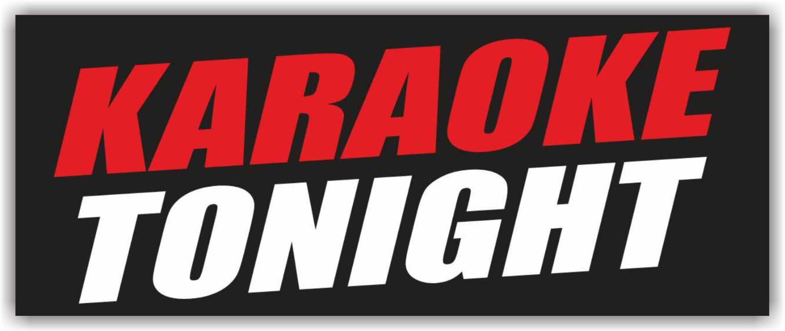 KARAOKE TONIGHT Advertising Banner Vinyl Mesh Sign DJ Bar Party Club Disco