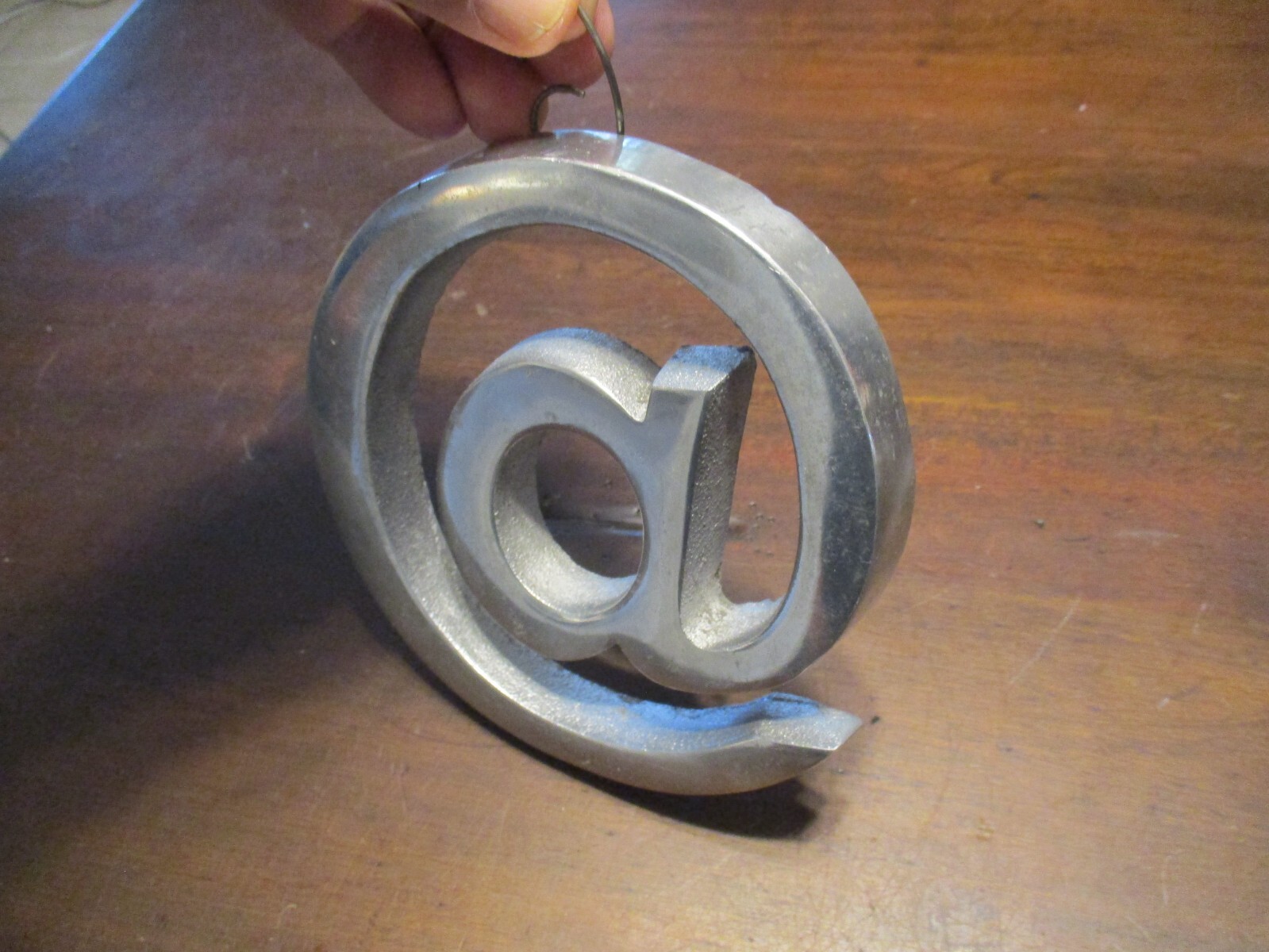 @ SYMBLE SOLID ALUMINUM QUALITY WALL SIGN COMPUTER COLLECTIBLE 5 1/2 »
