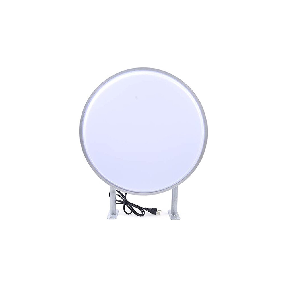 US Stock 20&Prime; Round LED Light Box/Circular Projecting Lightbox/Signs Blank