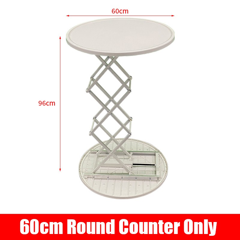 LED Pop-Up Messecounter – Foldable Tension Fabric Display with Built-in Lighting