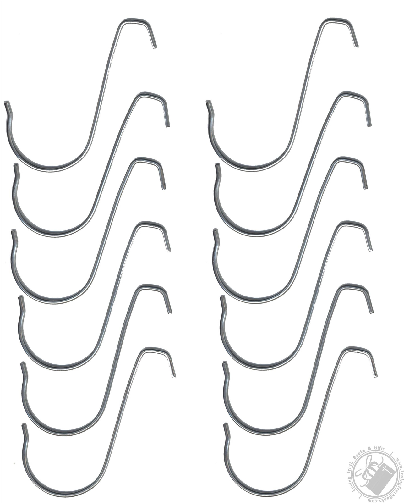 3 inch Heavy Duty Exhibit Hook (Conference S Hooks), Pack of 12
