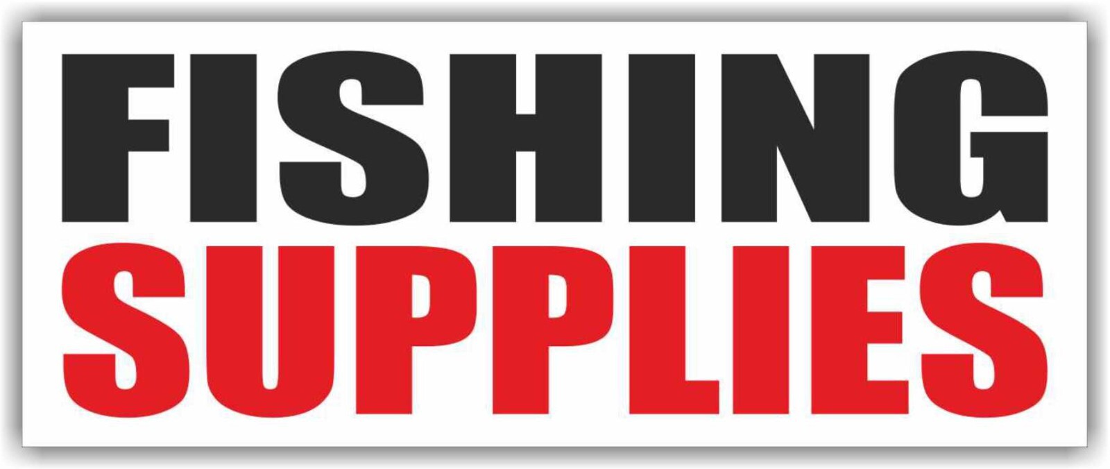FISHING SUPPLIES Advertising Banner Vinyl Mesh Sign Fishing Tackle Bait Shop