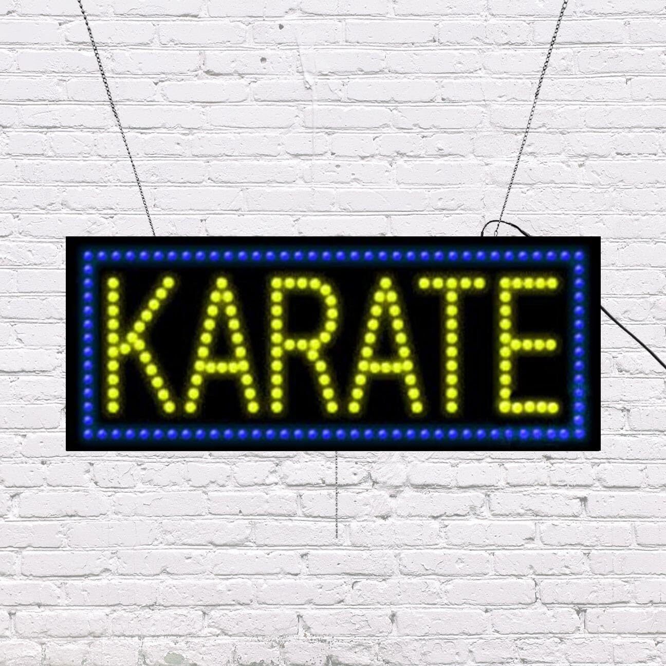 LED Karate Sign | Light Up Sign | 11&Prime;H x 27&Prime;W x 2&Prime;D
