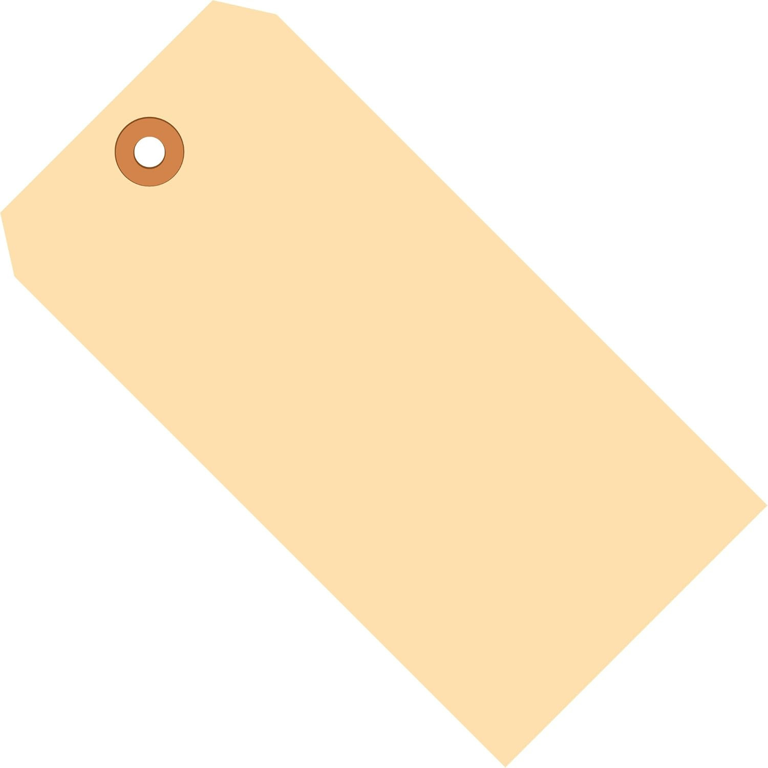 Manila Shipping Tags, 10 Pt, 6 1/4&Prime; X 3 1/8&Prime;, 8, (Case of 1000)
