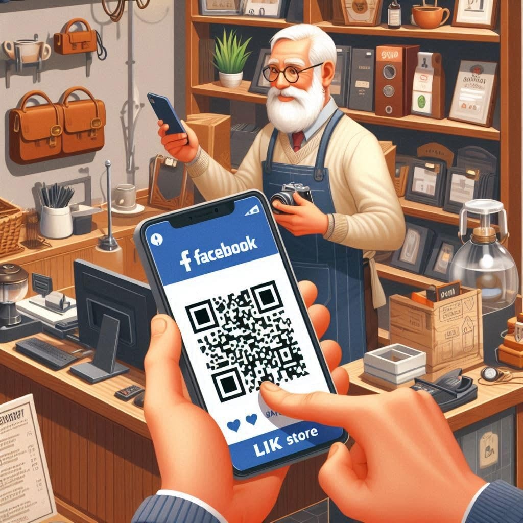 Social Media Networking & Review Hub Cards – 4-Pack NFC + QR Code Tags for Bu…