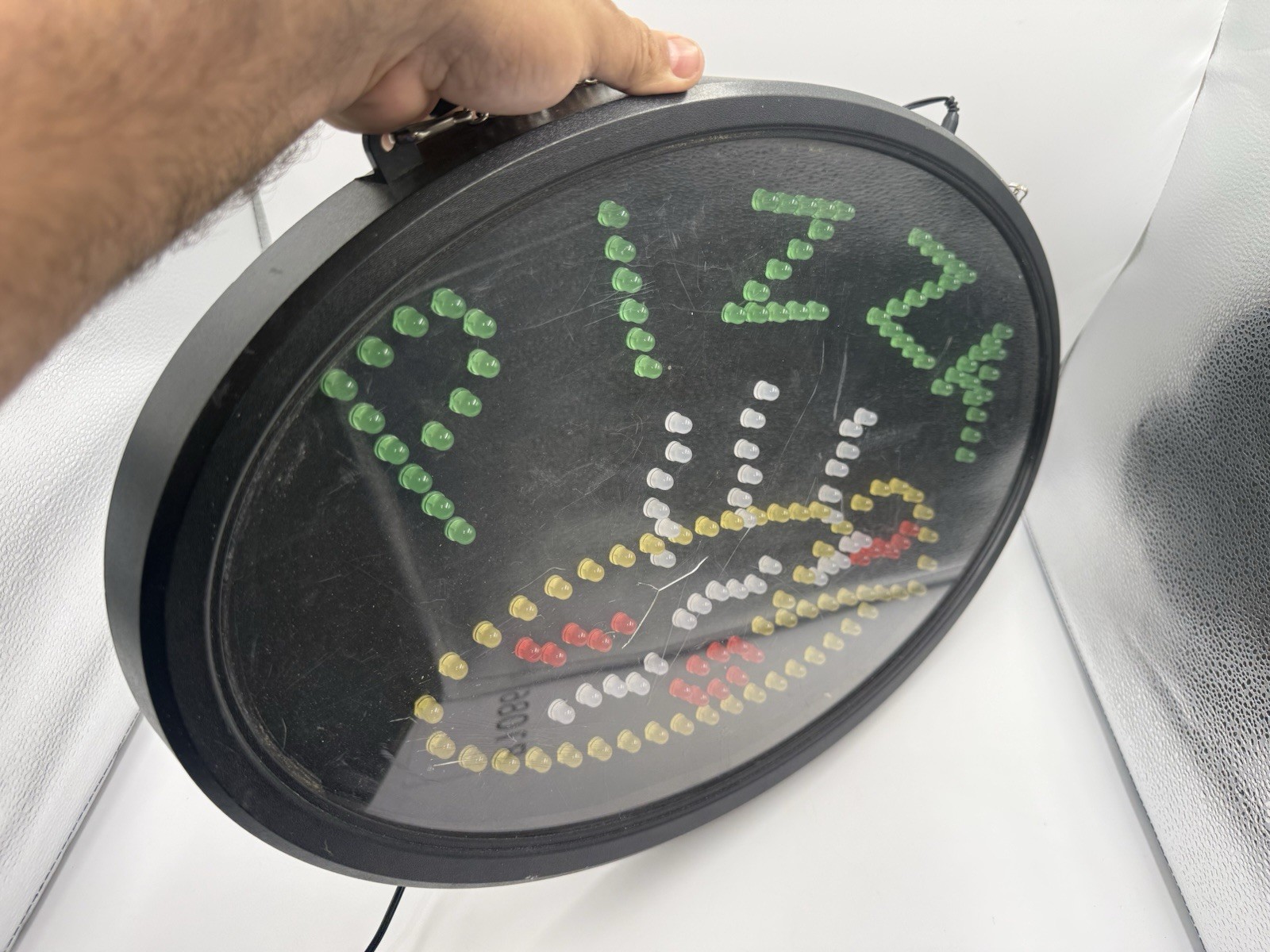 Alpine Industries LED Pizza Sign Oval – Commercial Grade Jumbo 23×14 Size