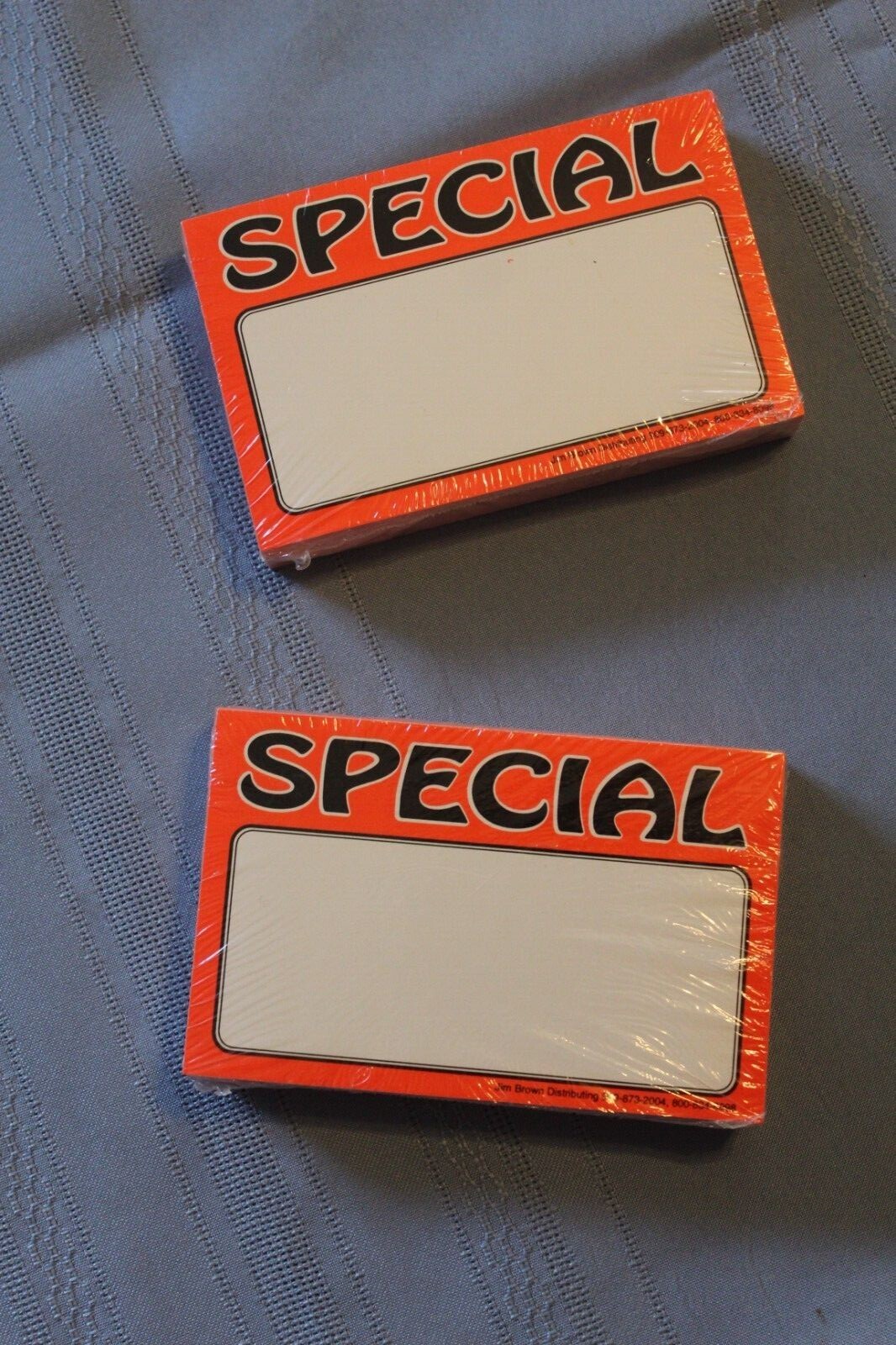 100 – 3.5&Prime; x 5.5&Prime; Special Price cards for Retail Stores Signs