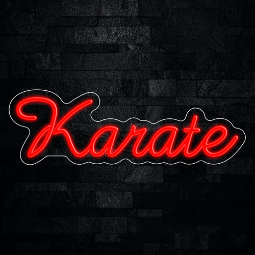 Karate LED Neon Sign 22&Prime;L x 7&Prime;H #33221