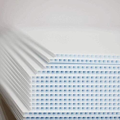 BOX OF 100 WHITE 18&Prime; x 24&Prime; BLANK CORRUGATED YARD SIGNS *LOWEST PRICE*