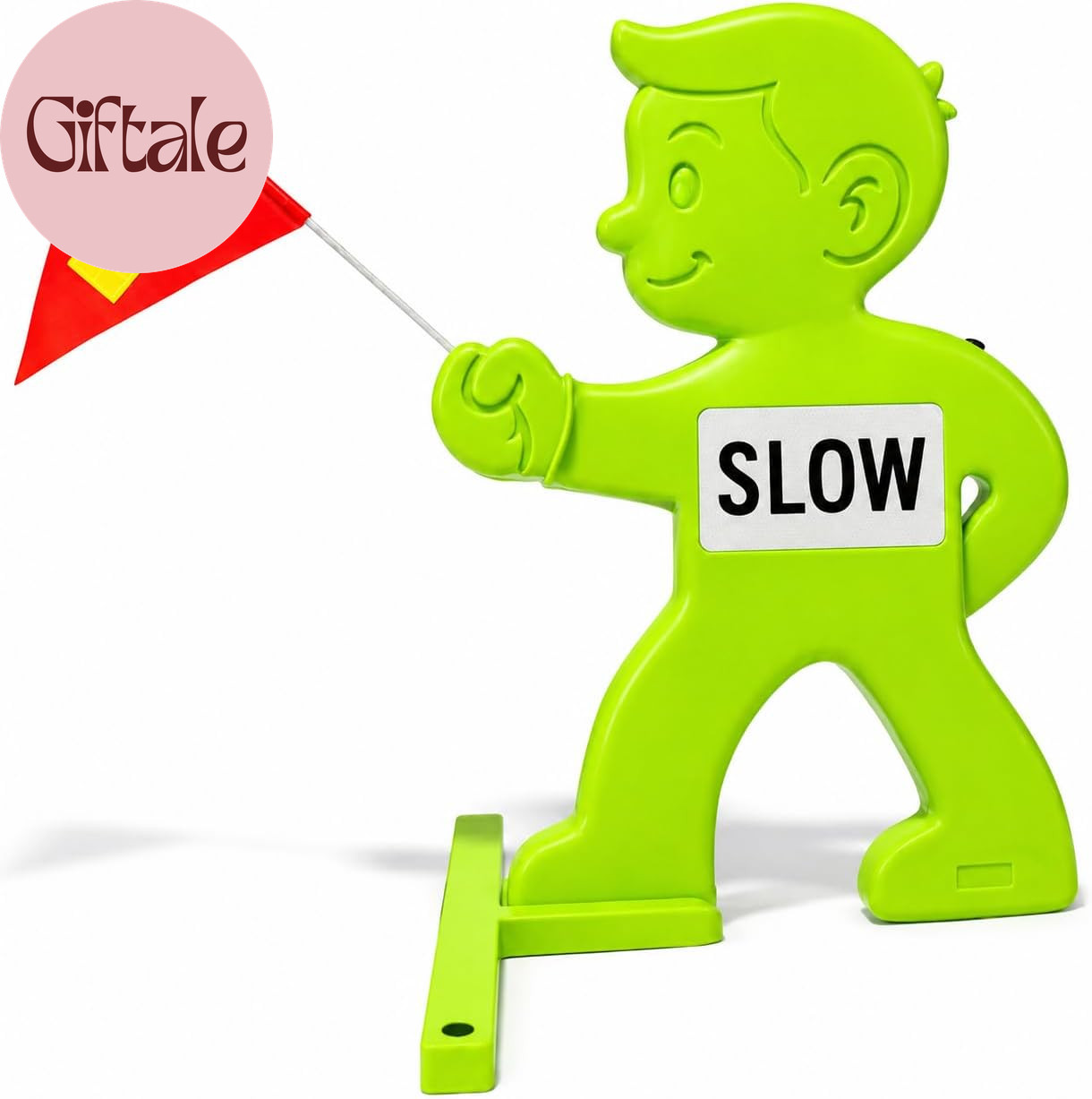 Slow Children at Play Safety Sign, 31 Inch | Reflective Flag
