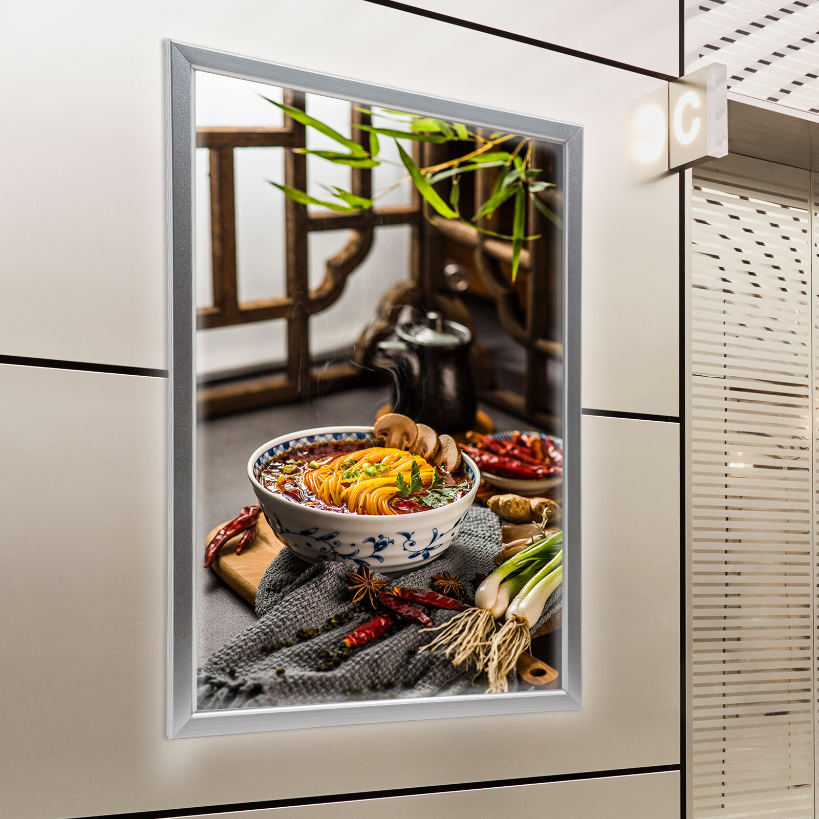 27&Prime;x40 » LED Poster Movie Frame Backlit Light Box Advertising Sign Display