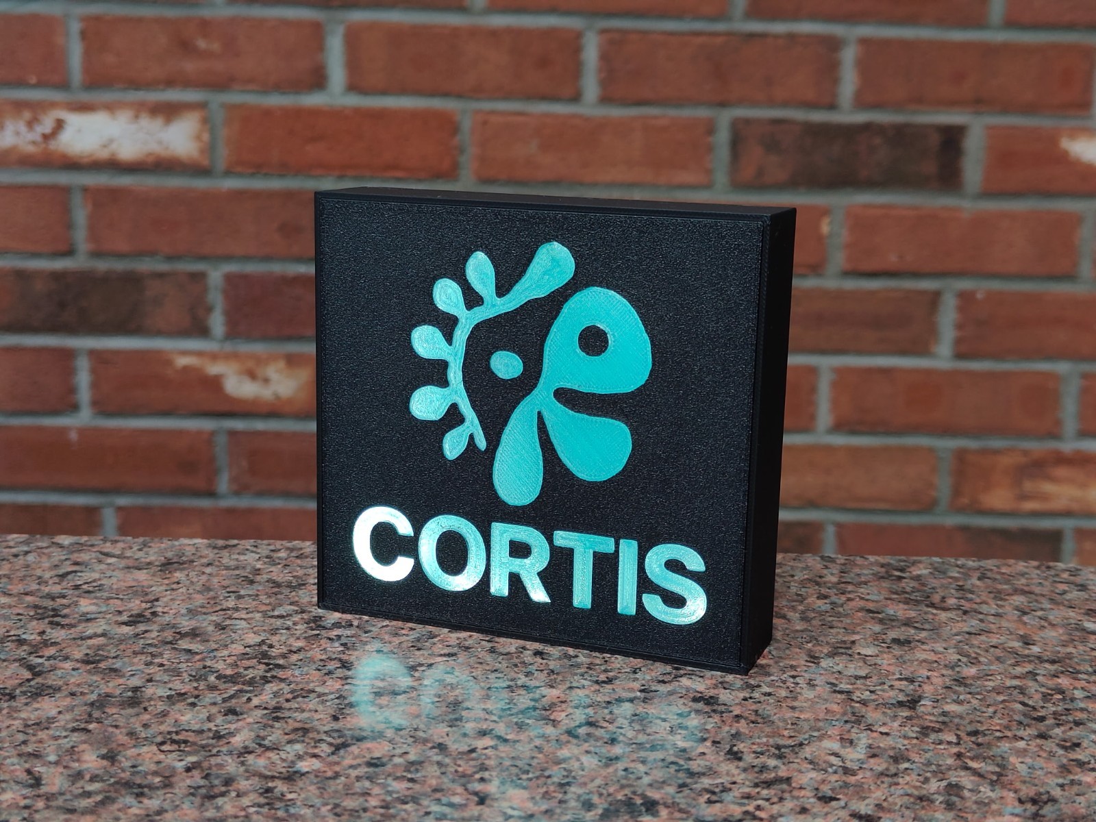 KPop Cortis LED Lightbox – Cotis (코르티스) Logo USB Illuminated Sign