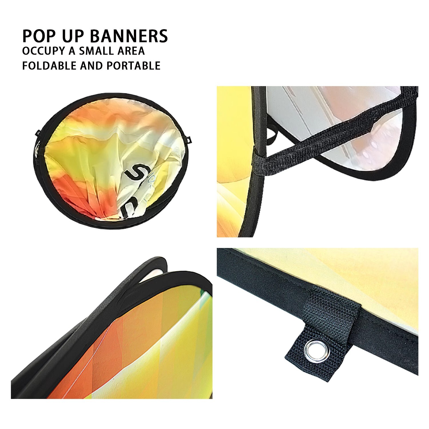 Bean Shaped Popup banner A-board Sign Banner Display-Provide Professional Design