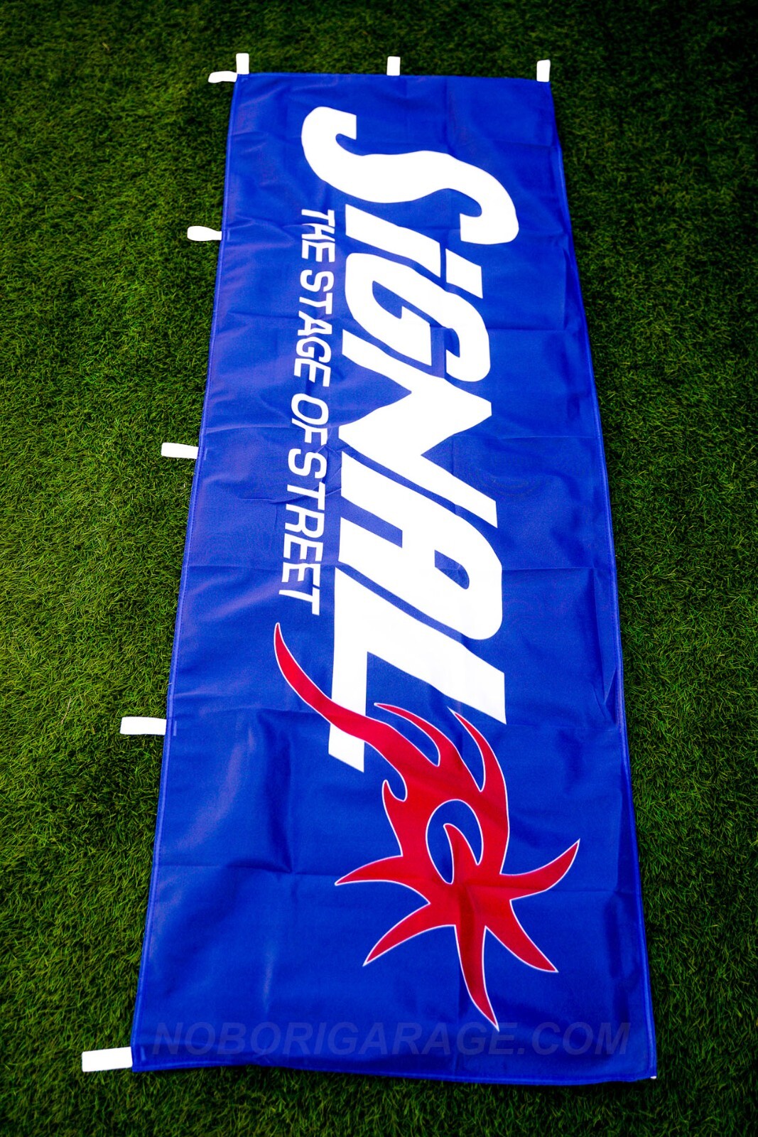 Signal Auto Japan JDM Nobori Banner Flag Garage Sign