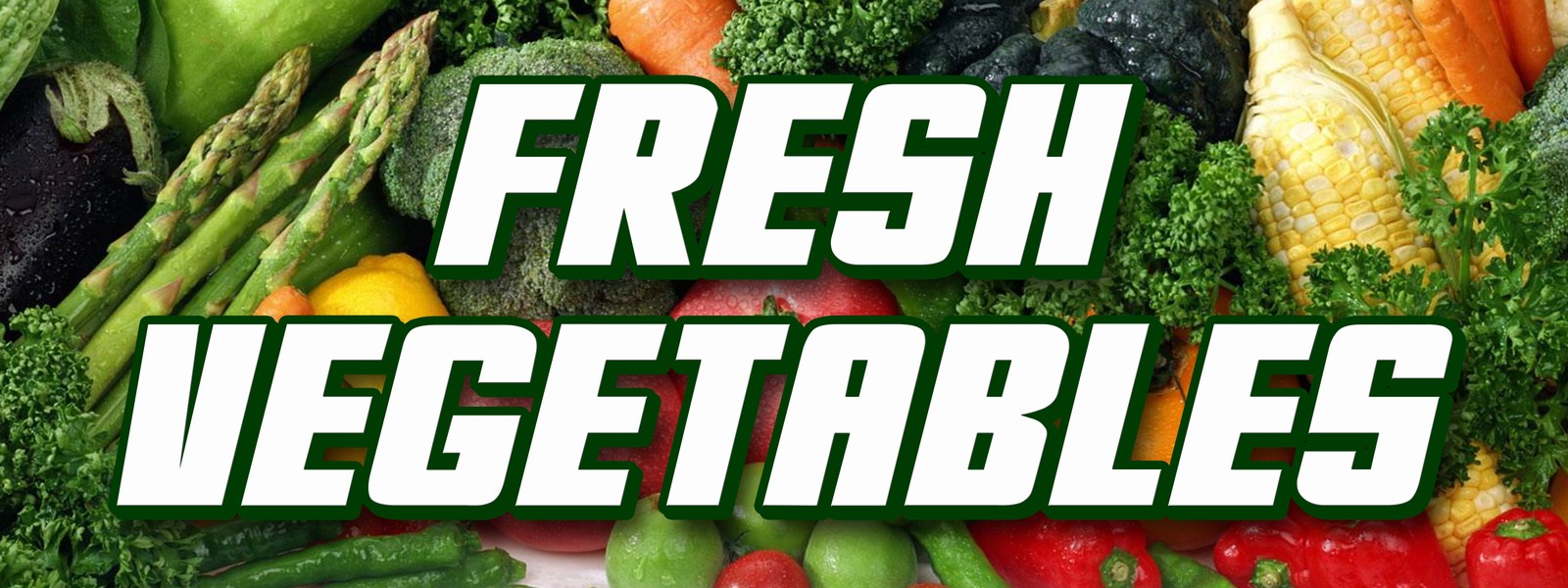 FRESH VEGETABLES DECAL sticker produce farmer market picked veg organic