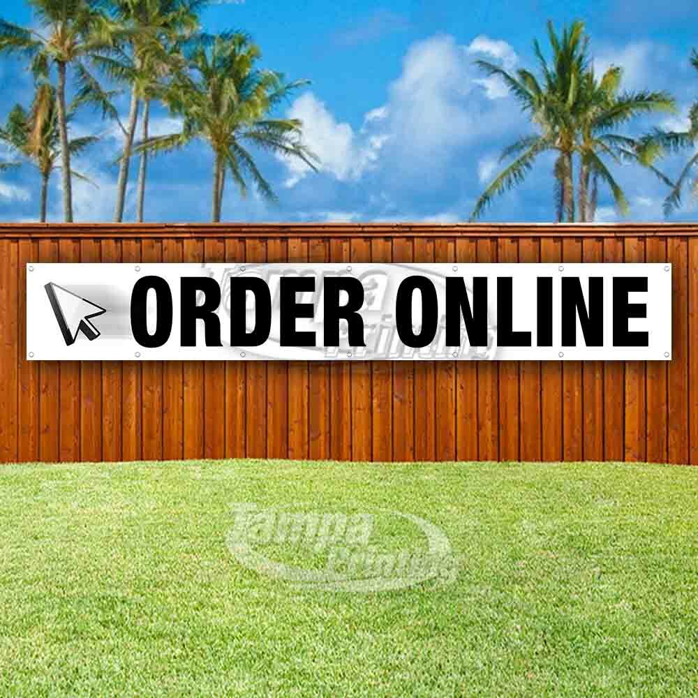 ORDER ONLINE Advertising Vinyl Banner Flag Sign LARGE HUGE XXL