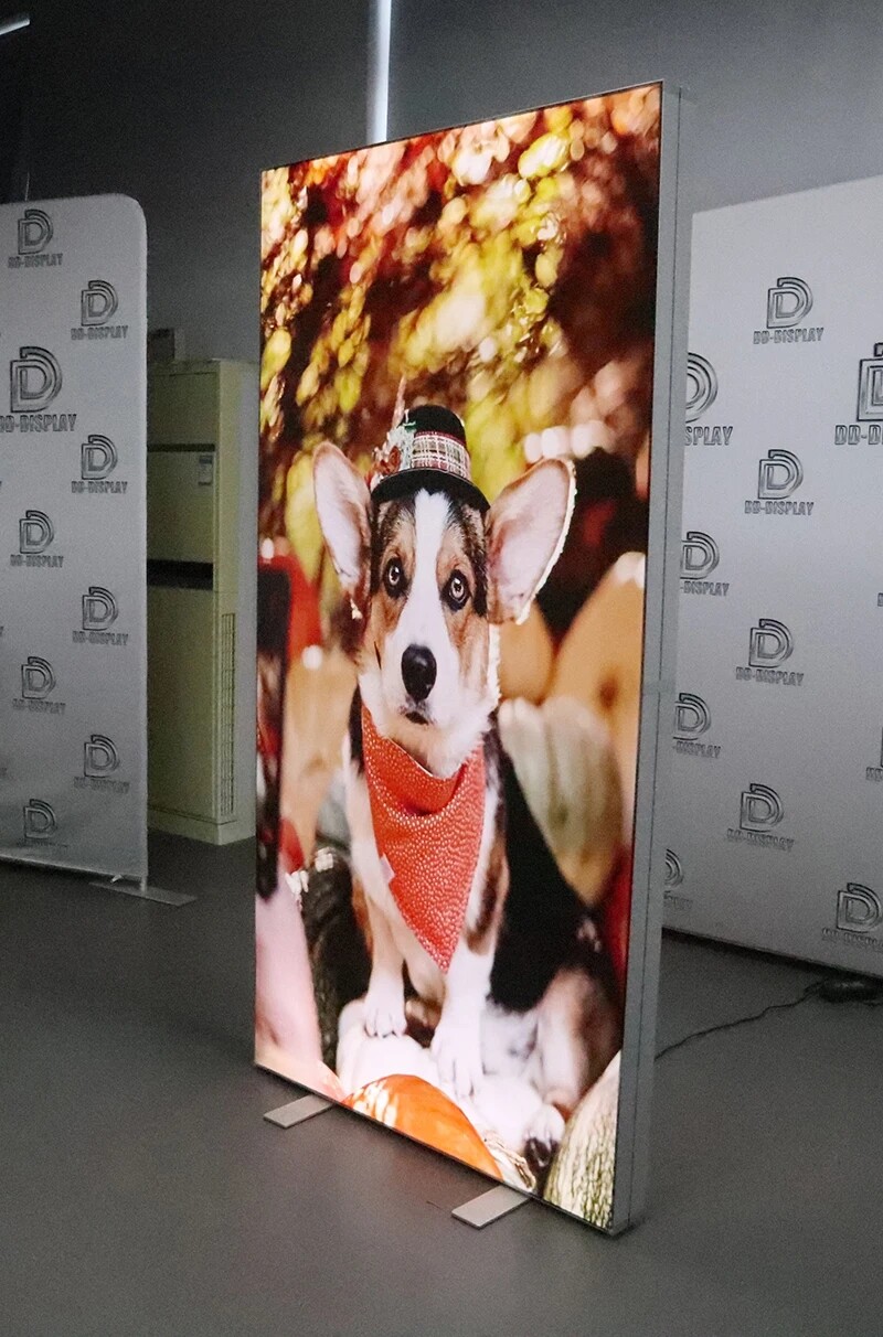 3&prime; x 6&prime; Customizable LED Frameless Fabric Light Box Banner Stand For Trade Show