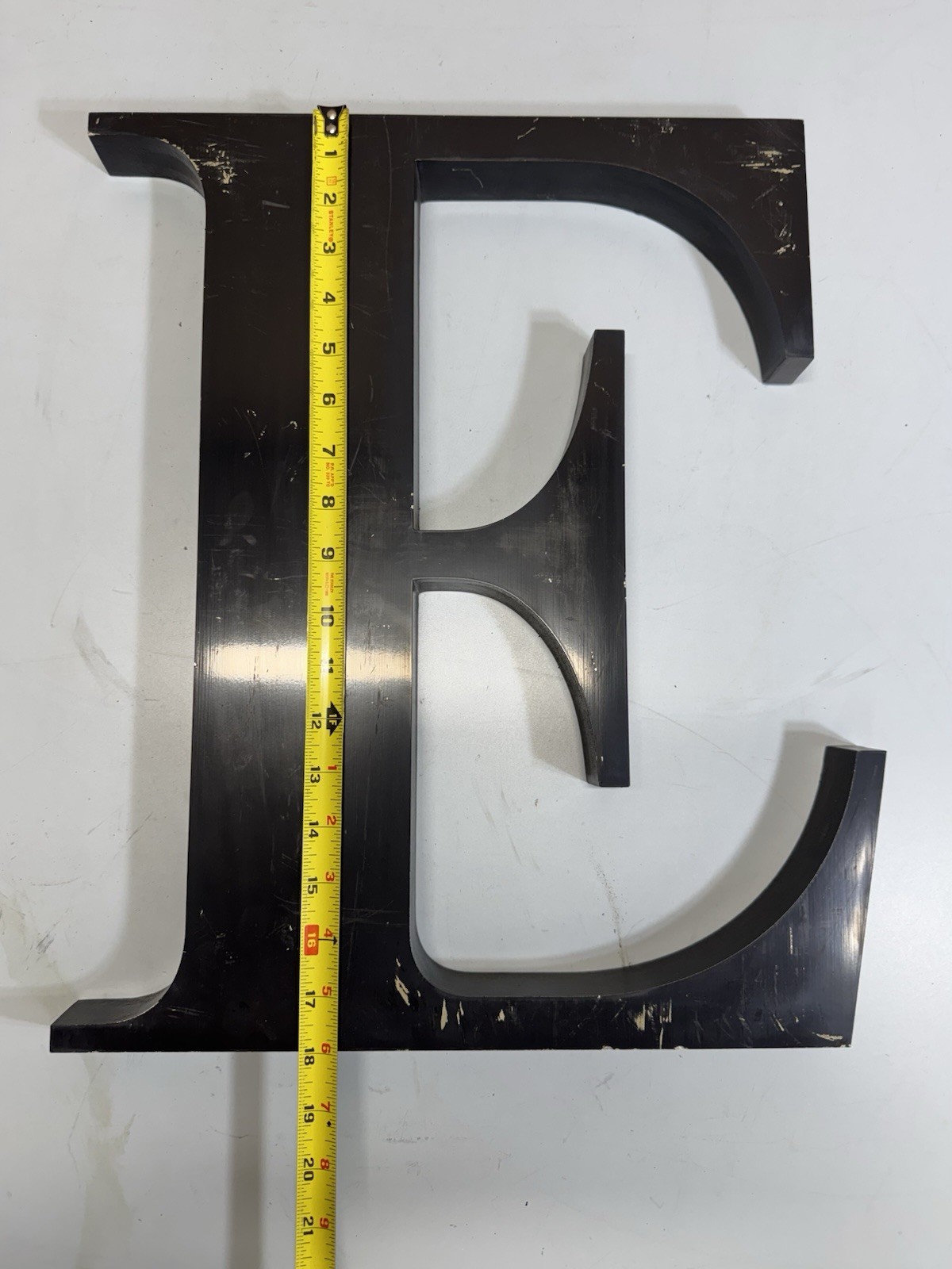 Gemini Inc 18” Cast Aluminum Architectural Letter Sign Black Commercial Letters