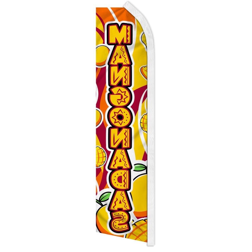 MANGONADAS advertising super flag polyester banner sign *POLE NOT INCLUDED*